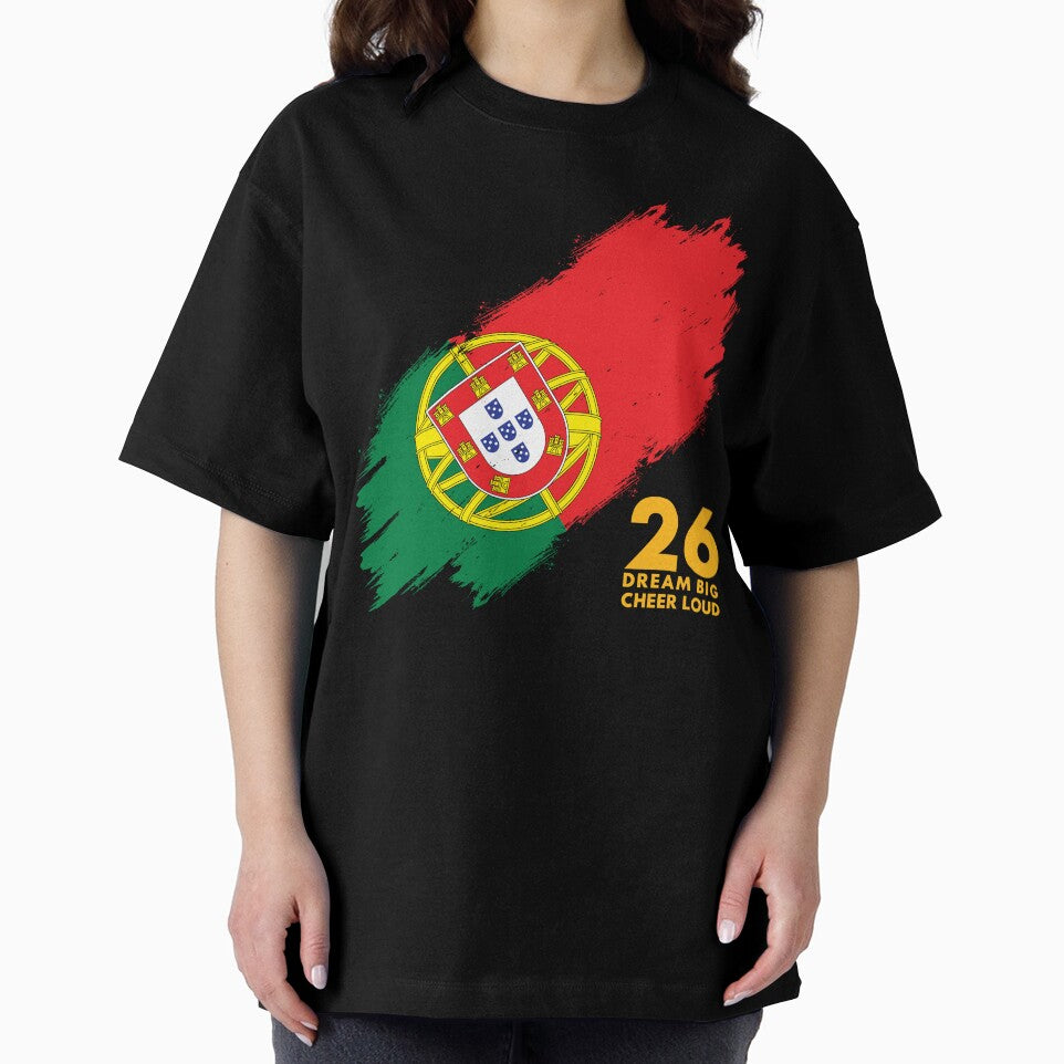 Portugal Football 2026 Dream Big Cheer Loud by BananaPrint
