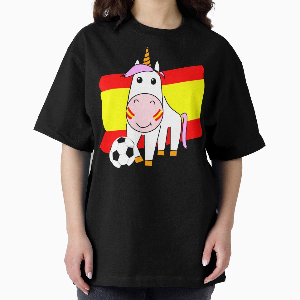 Unicorn Violetta plays football for Spain by peter2art