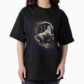 A capricorn zodiac sign Oversized T-Shirt Hoodie, Sweatshirt | PureTeeCo.com