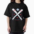 Baseball League Oversized T-Shirt Hoodie, Sweatshirt | PureTeeCo.com