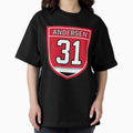 Andersen #31 emblem Oversized T-Shirt Hoodie, Sweatshirt | PureTeeCo.com