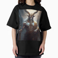 Capricorn Zodiac Sign digital illustration Oversized T-Shirt Hoodie, Sweatshirt | PureTeeCo.com