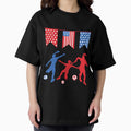 Awesome Football Usa Soccer Football Fans Women Oversized T-Shirt Hoodie, Sweatshirt | PureTeeCo.com