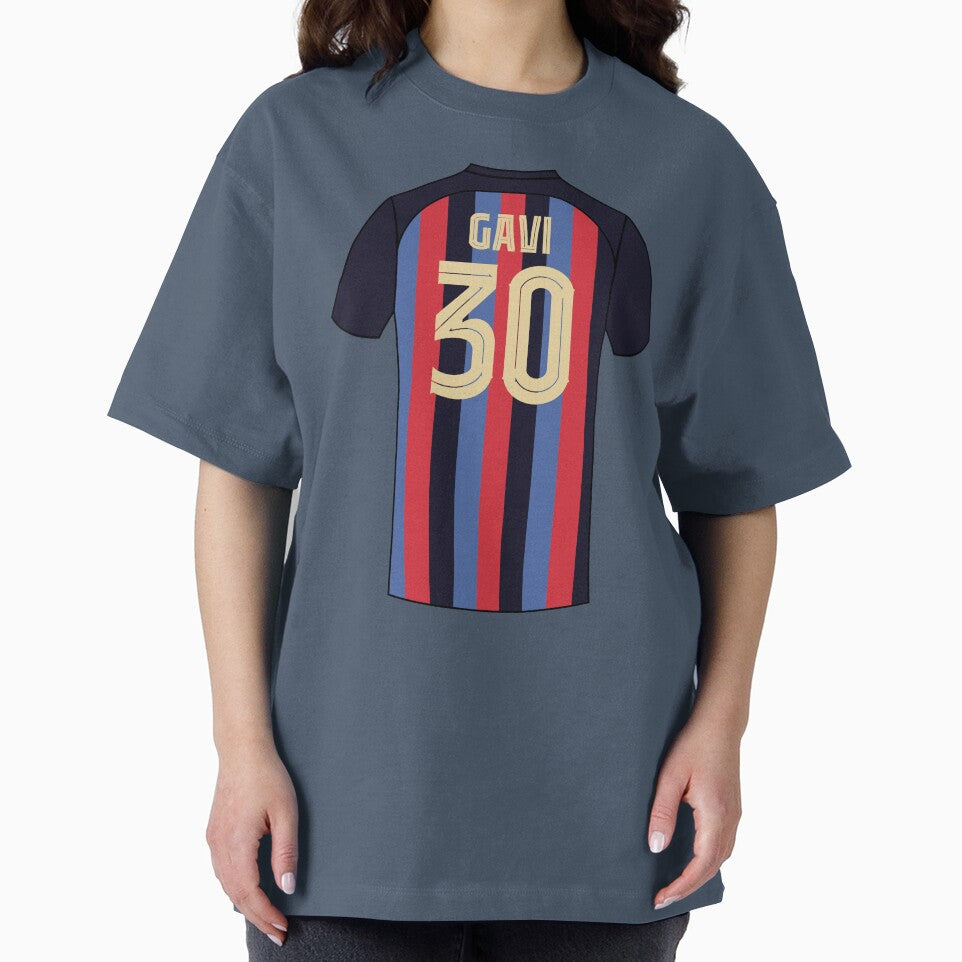Gavi barcelona football jersey number 30 by Justtrendytees