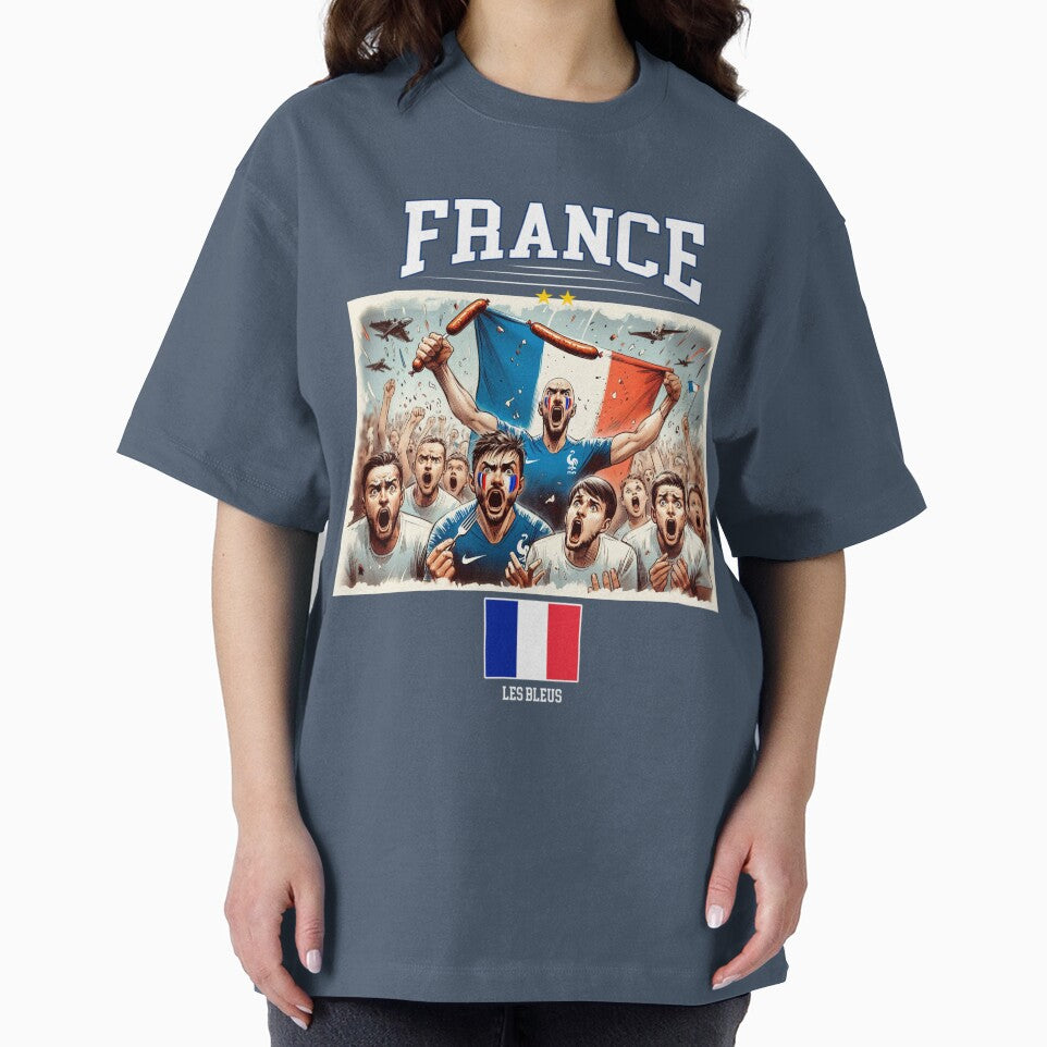 French Fans Euro24, sausage on a Fork. France by Get-Forked