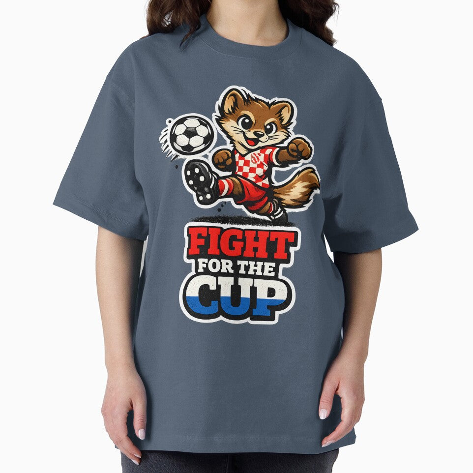 Cute Croatia Marten Football Mascot – Fight for the Cup Soccer Player Sticker, T-Shirt & Vector Design by  Artistry in Motion by MADsrecreation