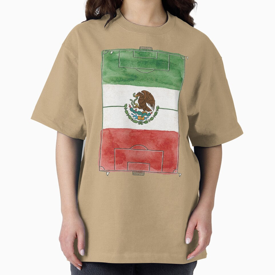 Vintage Mexico Soccer Field Flag. vintage. by EunsooLee