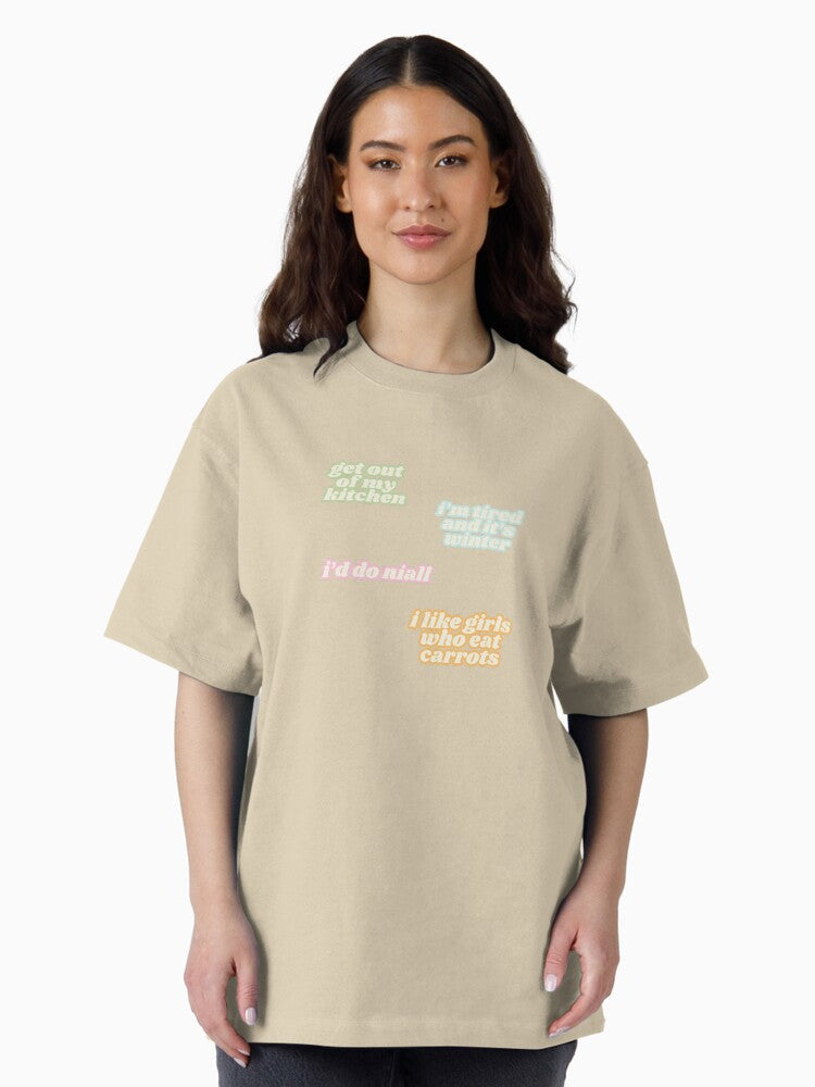 1D funny quotes Oversized T-Shirt Hoodie, Sweatshirt | PureTeeCo.com (Image 2)