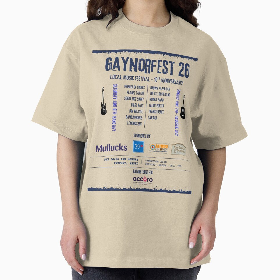 Gaynorfest 26 Festival  Merch by SoSorryNotSorry