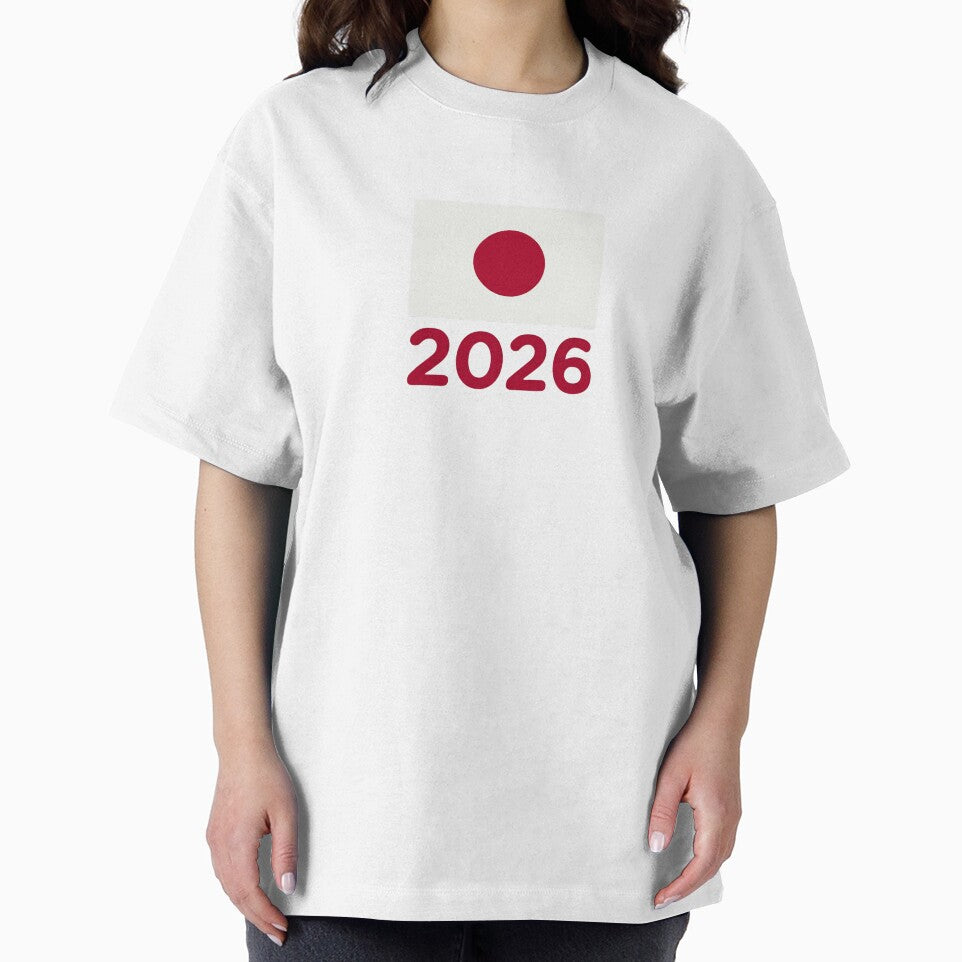Japan Flag 2026 | Japan Football Supporter Design, Soccer Fan Shirt, Stickers, Mugs, Tapestry by 21 Tulips
