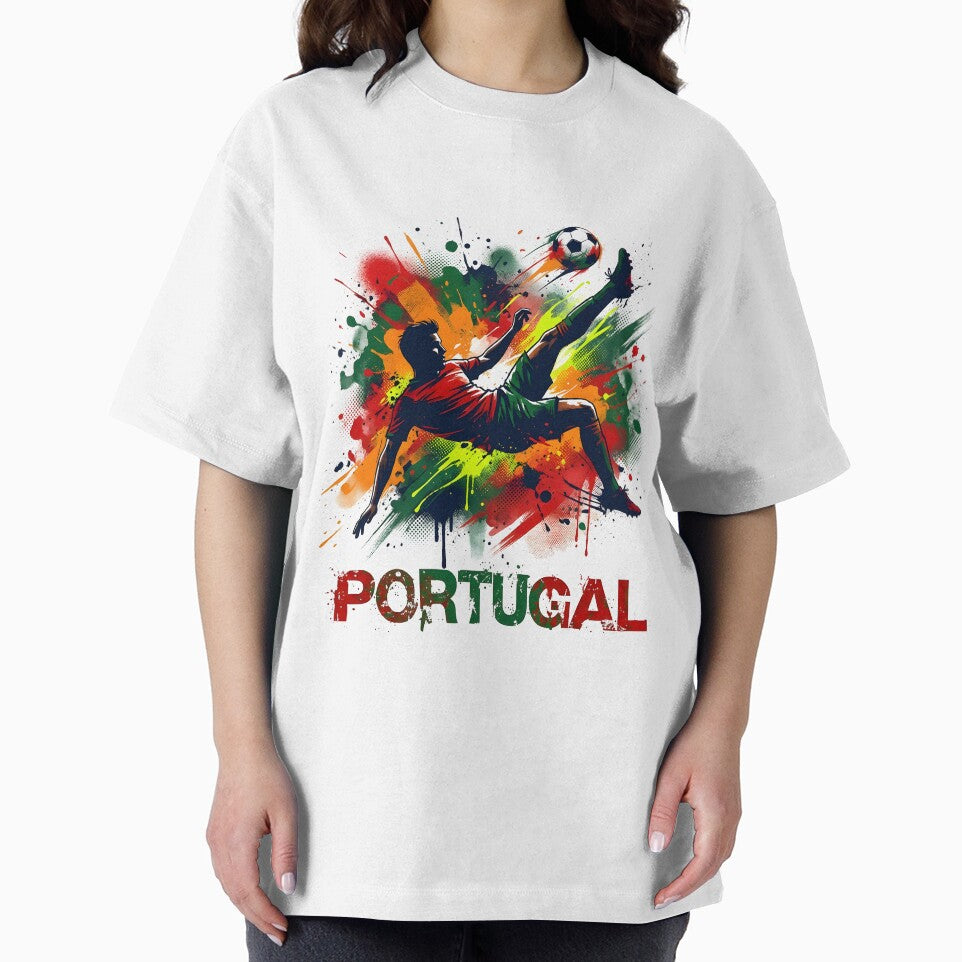 Portugal Soccer Fan T-Shirt | Red Green Football Pride Tee | Portuguese Fan Gift 2026 by 3ac-Arts
