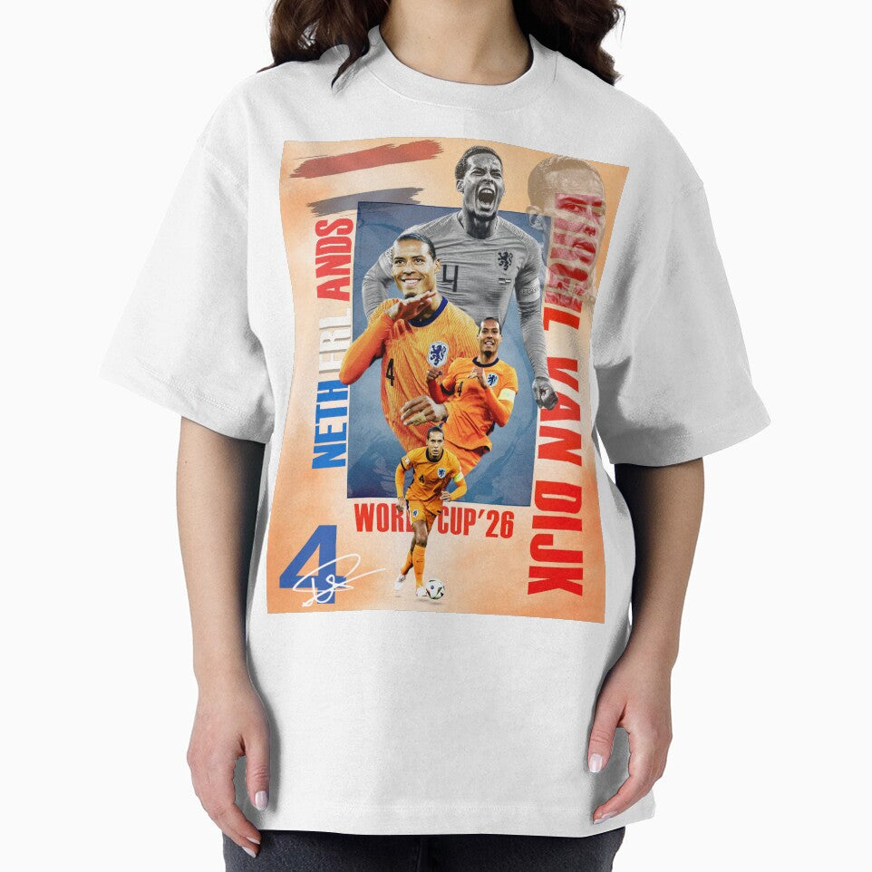 Virgil van Dijk Netherlands Poster - Oranje Football Art Print by Af-RT10