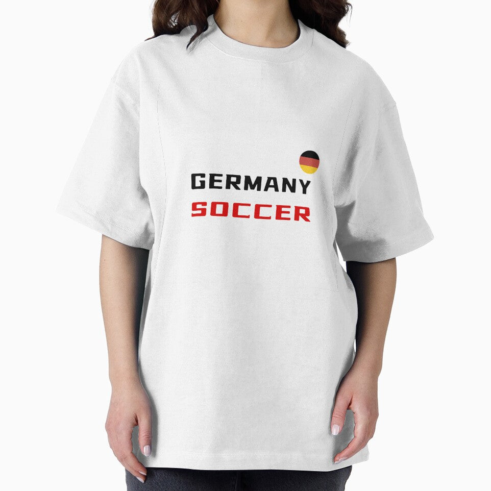 Germany Soccer T-Shirt with Flag – German Fan for '26 | Uncle Jichuan by Uncle-Jichuan