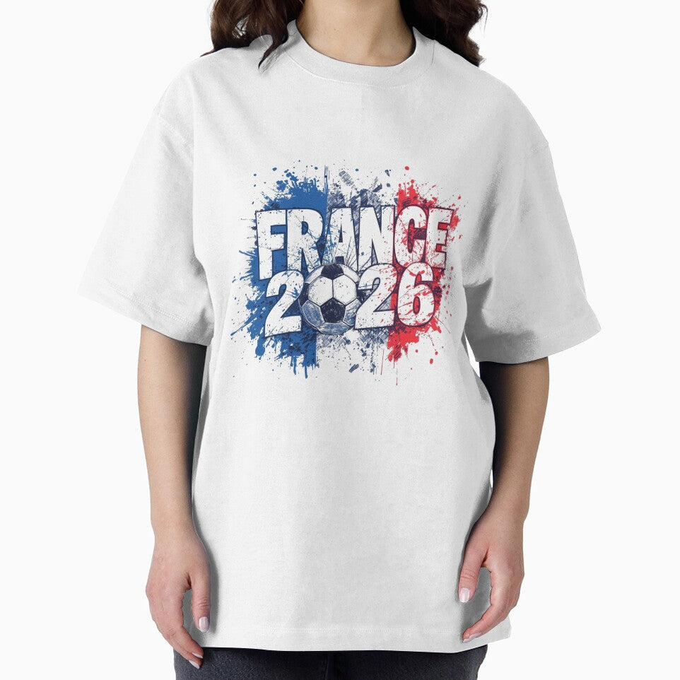 France 2026 Soccer Football Vintage Retro Flag by PACS0011