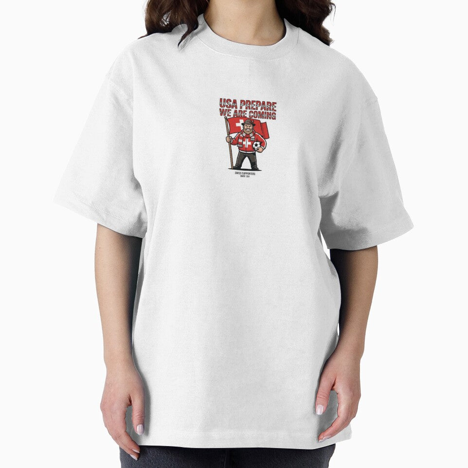 Switzerland Soccer Fans 2026 Sticker We Are Coming by Imaginarium of Chaos falcon88