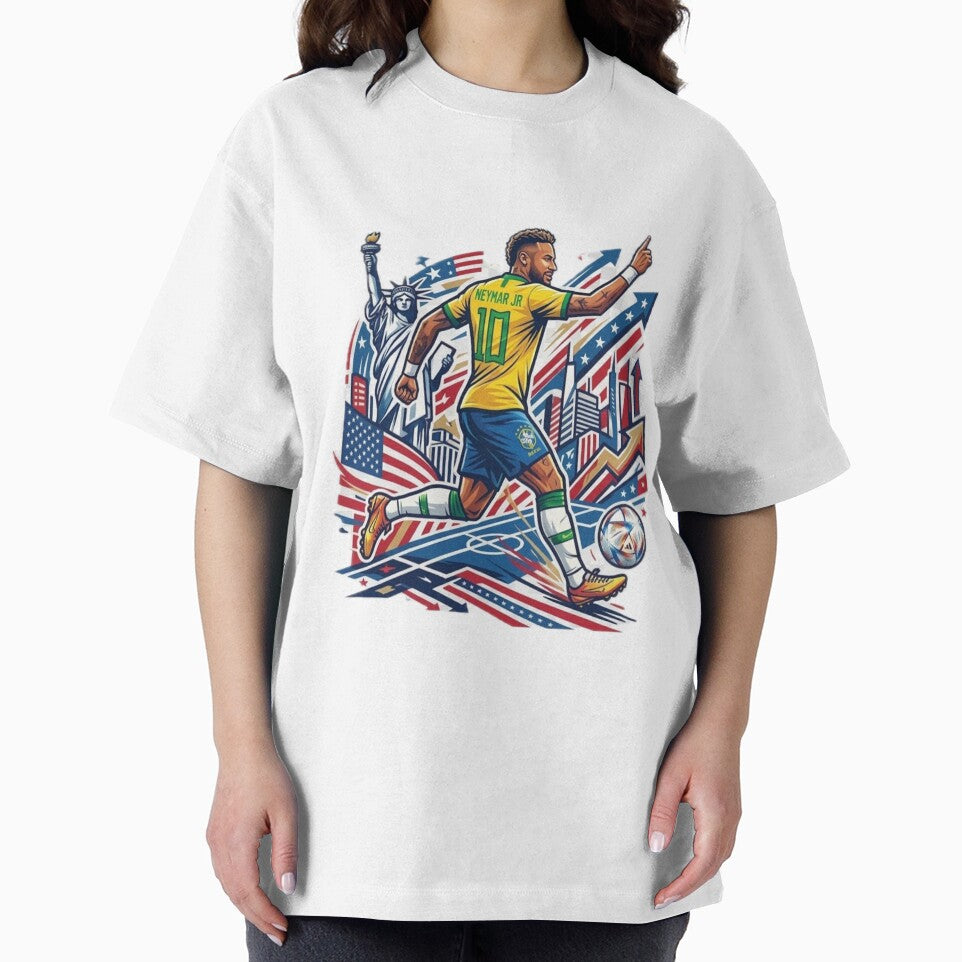 Neymar World Cup 2026 USA Brazil Football Legend T-Shirt Design by Dowidi