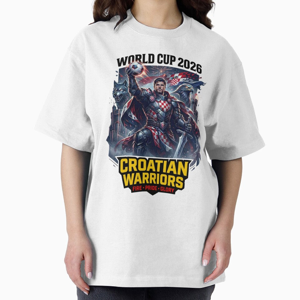 Croatian Warriors Football Fan Design by Retro Arabica