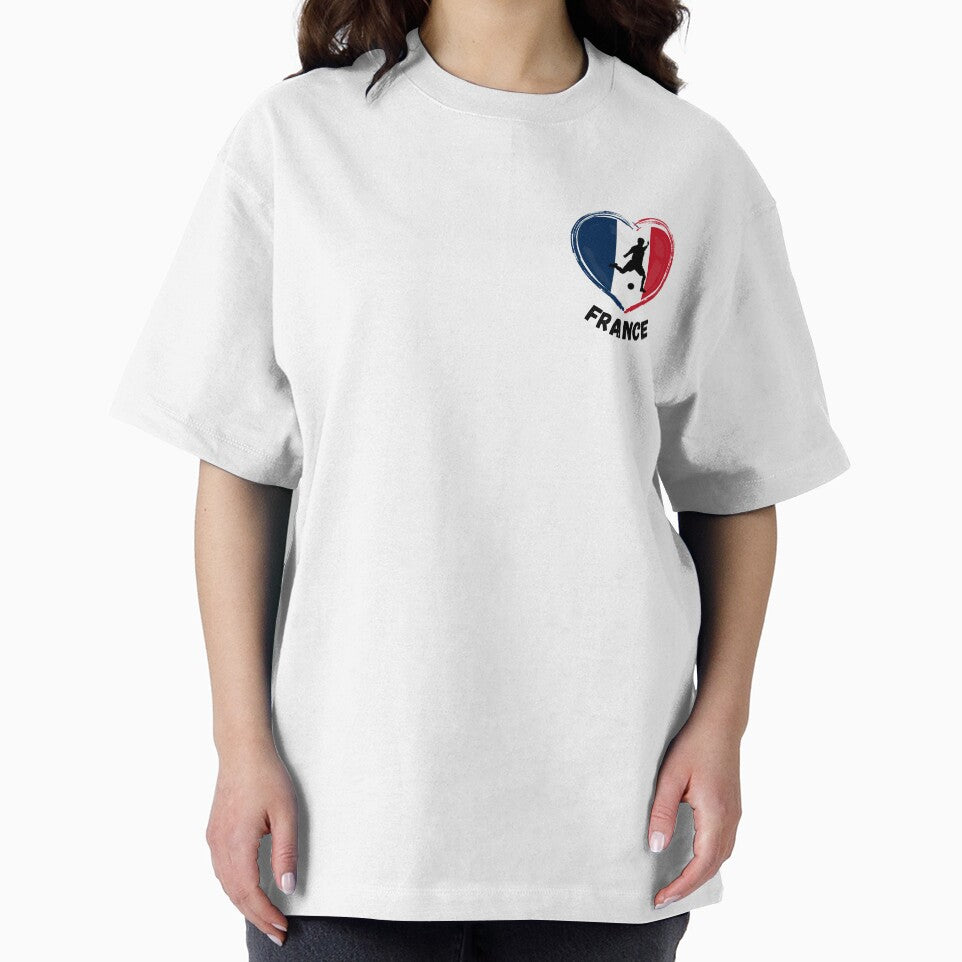 France Football Championship Europe Love Heart by ShirtWardrobe
