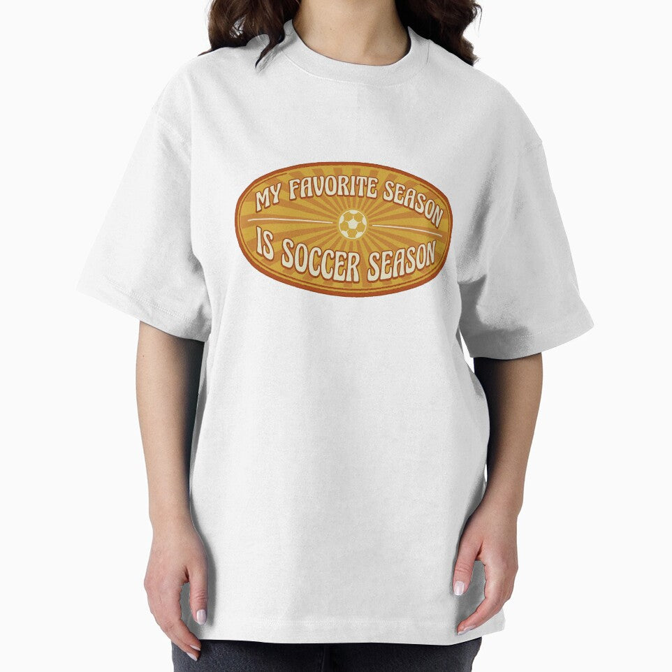 My favourite season is soccer season retro badge by Lulustarfox