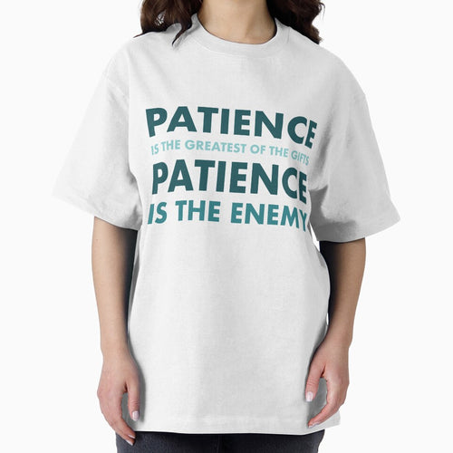 "The Paradox of Patience" – Introspective Typography Quote Art by bambooks.tabooks