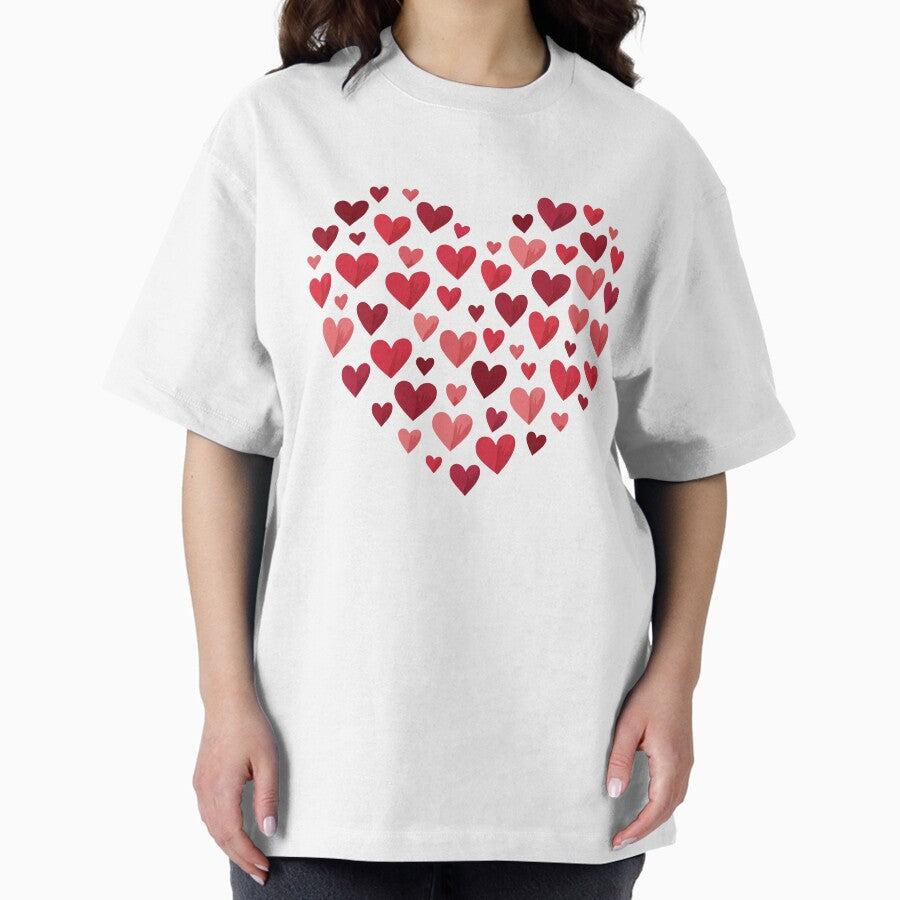 A Pink Feeling Oversized T Shirt Hoodie, Sweatshirt | PureTeeCo.com