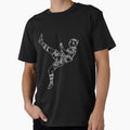 Zlatan Ibrahimovic Bicycle Karate Kick Sweden goal Line Art White minimal by 442workshop