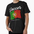 SOCCER TEAMS BIG FLAG - PORTUGAL - Fans and Teams for Men and Women T-shirt by wallsandpatts