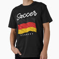 SOCCER TEAMS BIG FLAG - GERMANY - Fans and Teams for Men and Women T-shirt by wallsandpatts