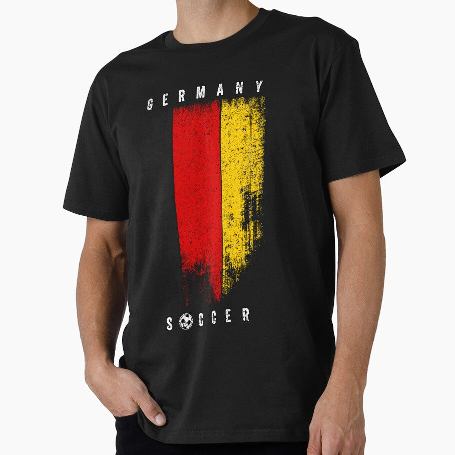 SOCCER TEAMS VERTICAL FLAG - GERMANY - Fans and Teams for Men and Women T-shirt by wallsandpatts