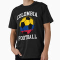 SOCCER BALL - COLOMBIA | Soccer Fans and Teams for Men and Women t-shirt by wallsandpatts