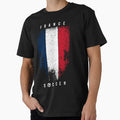 SOCCER TEAMS VERTICAL FLAG - FRANCE - Fans and Teams for Men and Women T-shirt by wallsandpatts