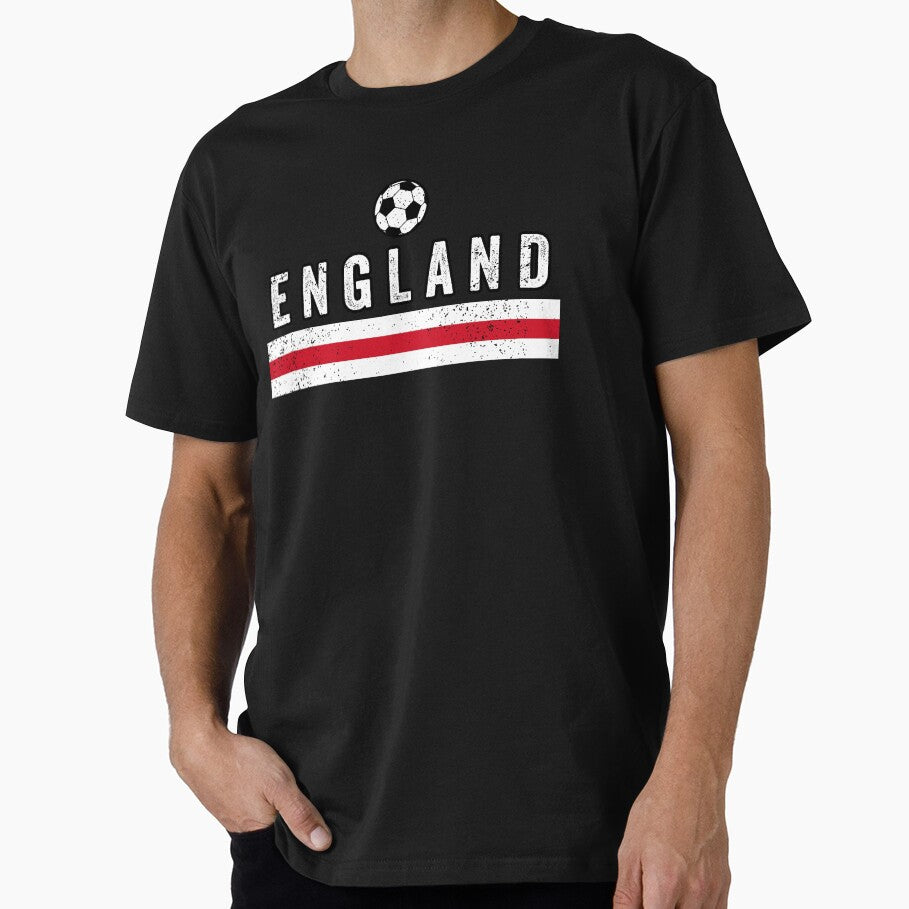 SOCCER TEAMS FLAG LINES - ENGLAND - Fans and Teams for Men and Women T-shirt by wallsandpatts