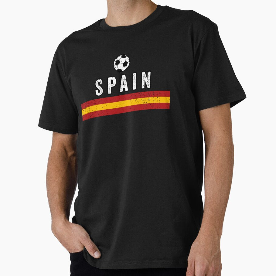 SOCCER TEAMS FLAG LINES - SPAIN - Fans and Teams for Men and Women T-shirt by wallsandpatts