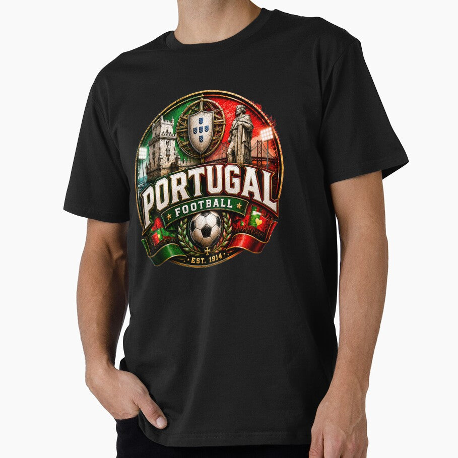 Portugal Football Badge Logo – Hardcore Soccer Fan Design by TKOprintdesigns