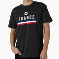 SOCCER TEAMS FLAG LINES - FRANCE - Fans and Teams for Men and Women T-shirt by wallsandpatts