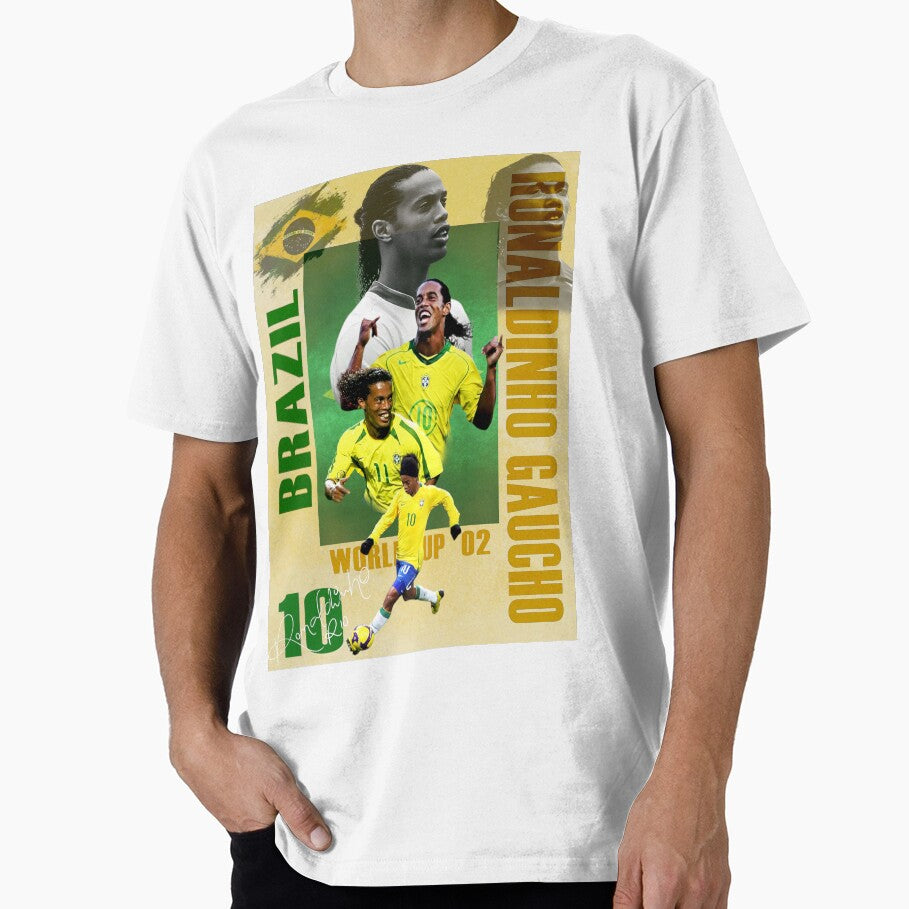 Ronaldinho Brazil Poster - Iconic Football Legend Wall Art by Af-RT10