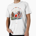 Copy of Japan Soccer Fans Samurai Sakura Vintage Design | Japan Supporters Represent 2026 Shirt by Inner Flame Studio