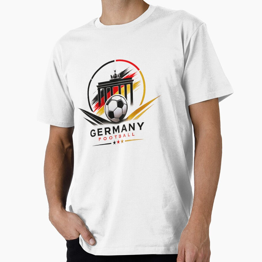 Germany Football Color Punch Ultra Modern Minimal Soccer Design by TKOprintdesigns