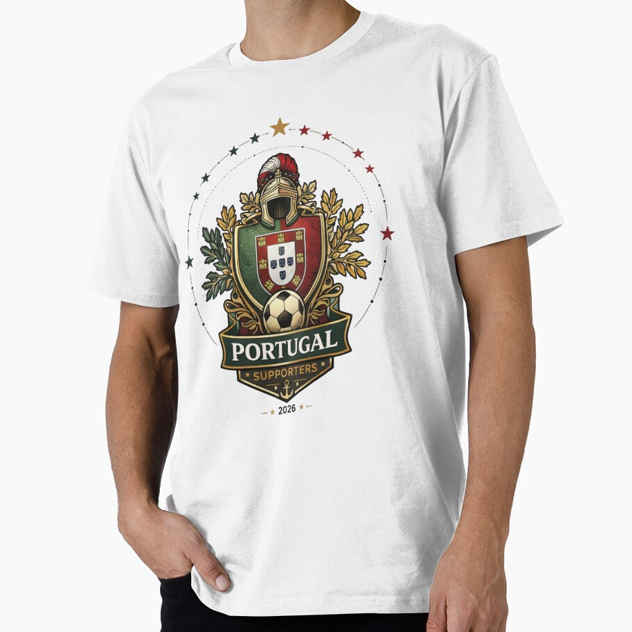 Portugal 2026 Football Crest – Portuguese Soccer Supporters Pride Design by Inner Flame Studio