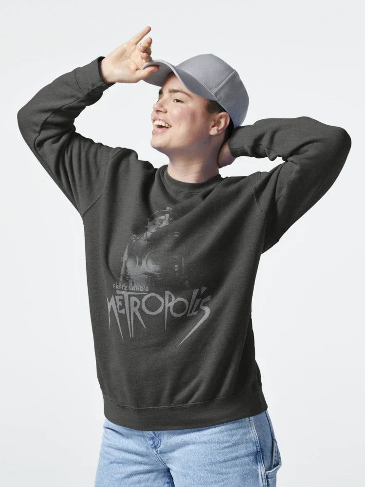 Metropolis 1927 Fritz Lang Classic Sci-Fi Classic T-Shirt Hoodie, Sweatshirt | PureTeeCo.com (Image 4)