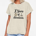 X Years of Adventures – Vintage Anniversary Design by ShoopingAn