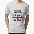 Made of Champions England Soccer Fan T-Shirt | Passion Pride Football by PodXDesigns
