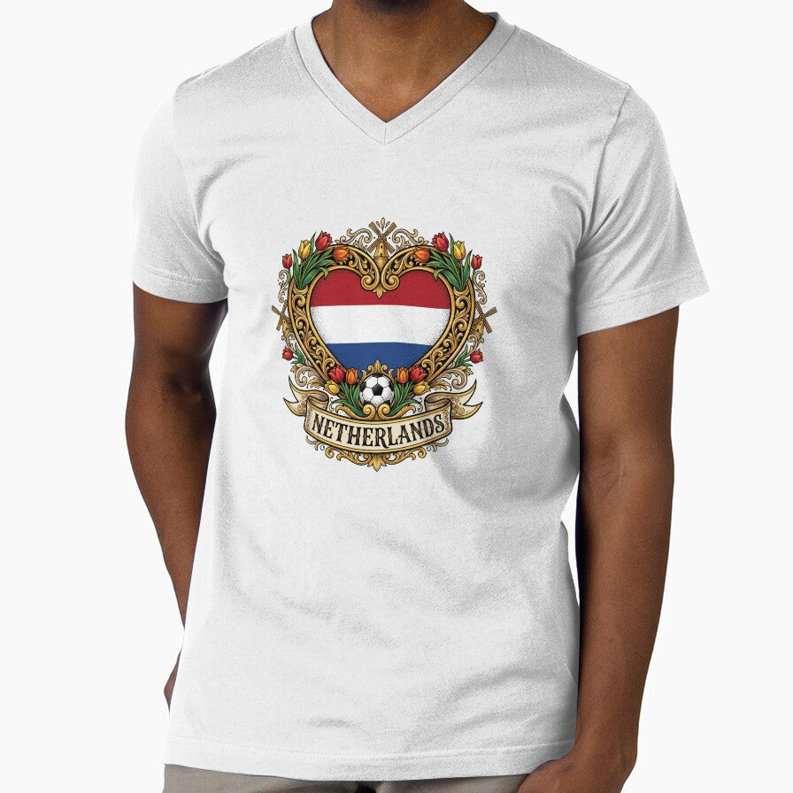 Netherlands Heart Tulips Windmill — Soccer World Cup 2026 by David Mateo ArtWorks