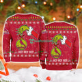 St Louis Cardinals Mlb Grinch Hand Ugly Christmas Sweater 3D