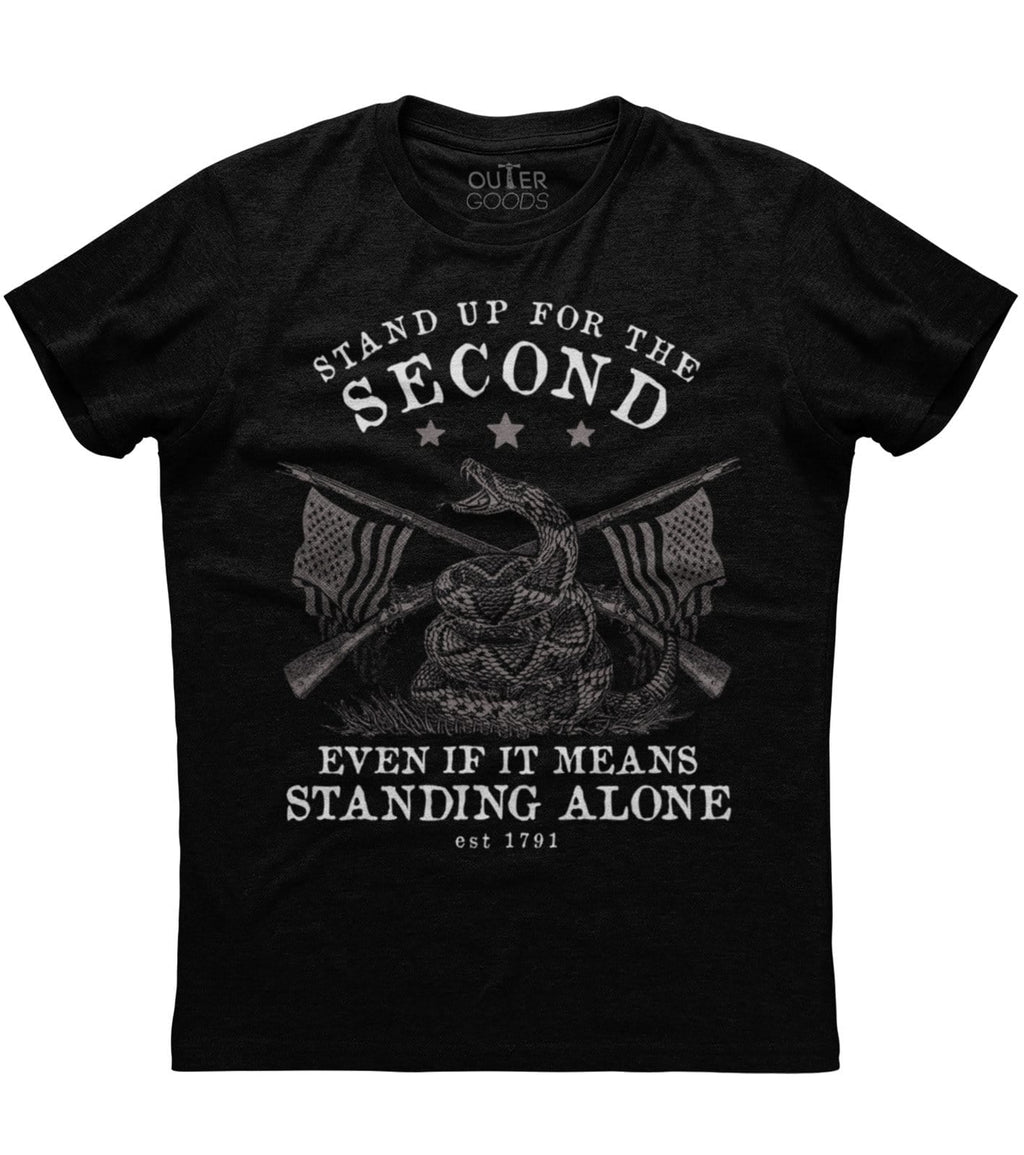Stand Up For The Second Even If It Means Standing Alone T-Shirt (O) Hoodie, Sweatshirt | PureTeeCo.com (Image 1)