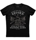 Stand Up For The Second Even If It Means Standing Alone T-Shirt (O) Hoodie, Sweatshirt | PureTeeCo.com (Image 1)