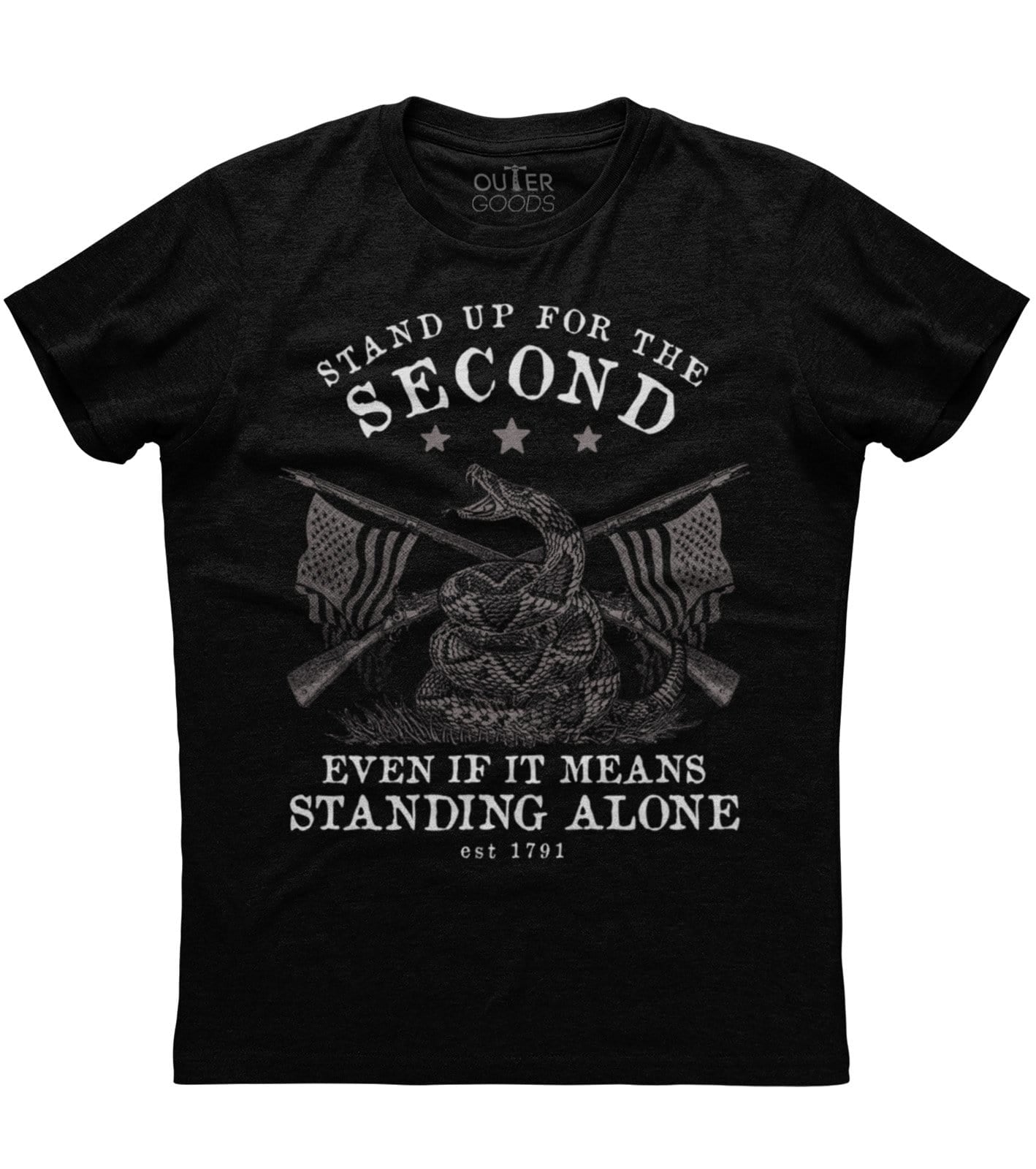 Stand Up For The Second Even If It Means Standing Alone T-Shirt (O) Hoodie, Sweatshirt | PureTeeCo.com (Image 1)