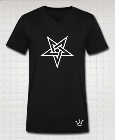 Spike Star V-Neck T-Shirts, Hoodie, Sweatshirt | PureTeeCo.com