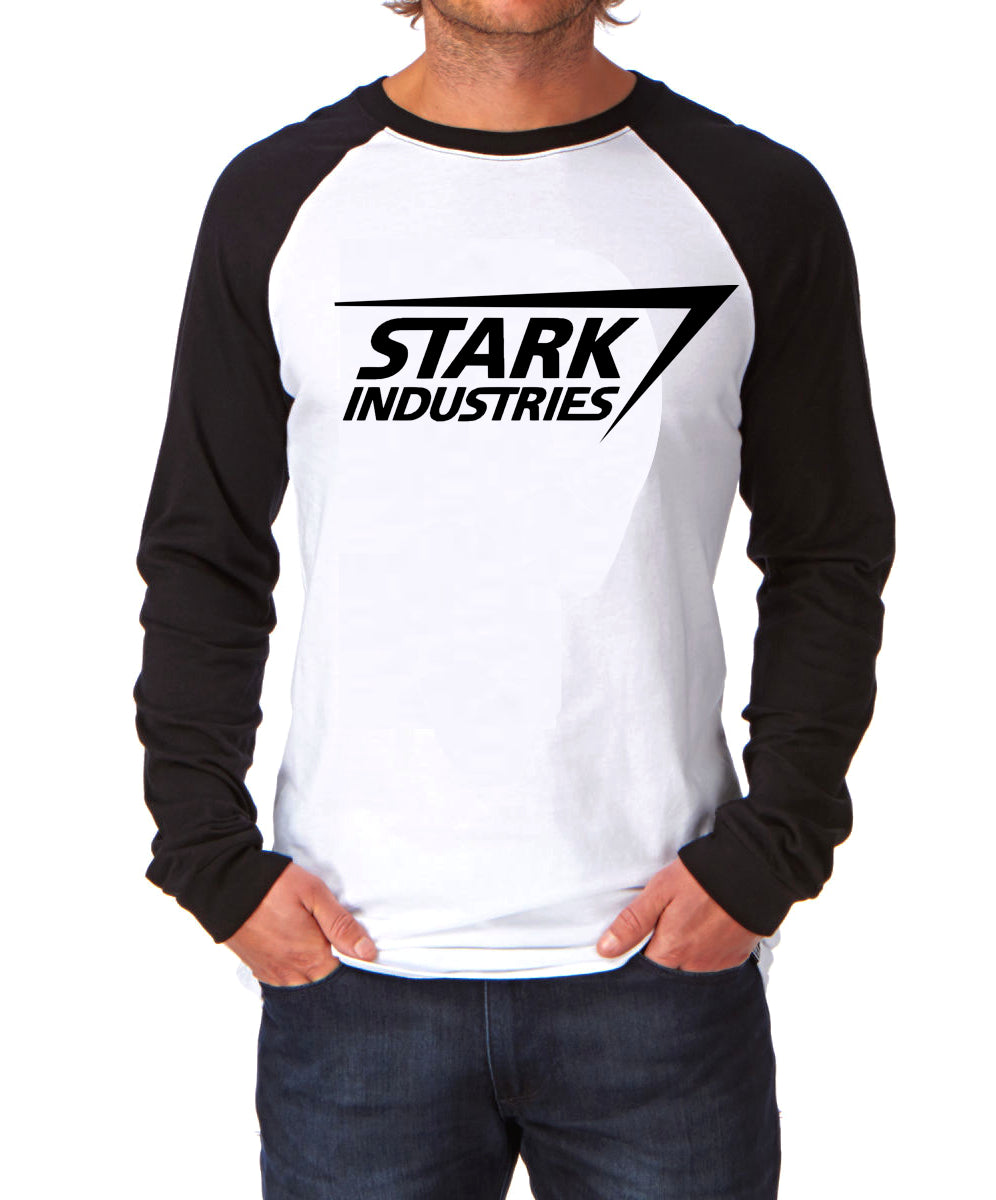 Stark Industries Raglan Tee Hoodie, Sweatshirt | PureTeeCo.com