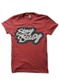 Stay Busy Red Tee Hoodie, Sweatshirt | PureTeeCo.com